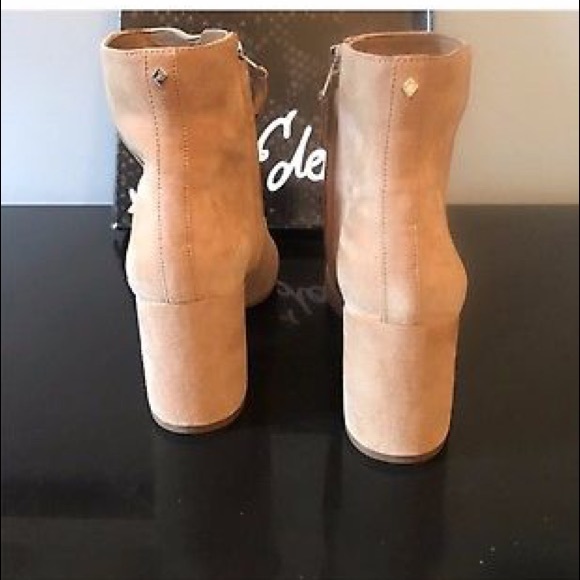 SOLD 🎉Sam Edelman Taye Chunky Mid Heel Booties - Picture 4 of 5